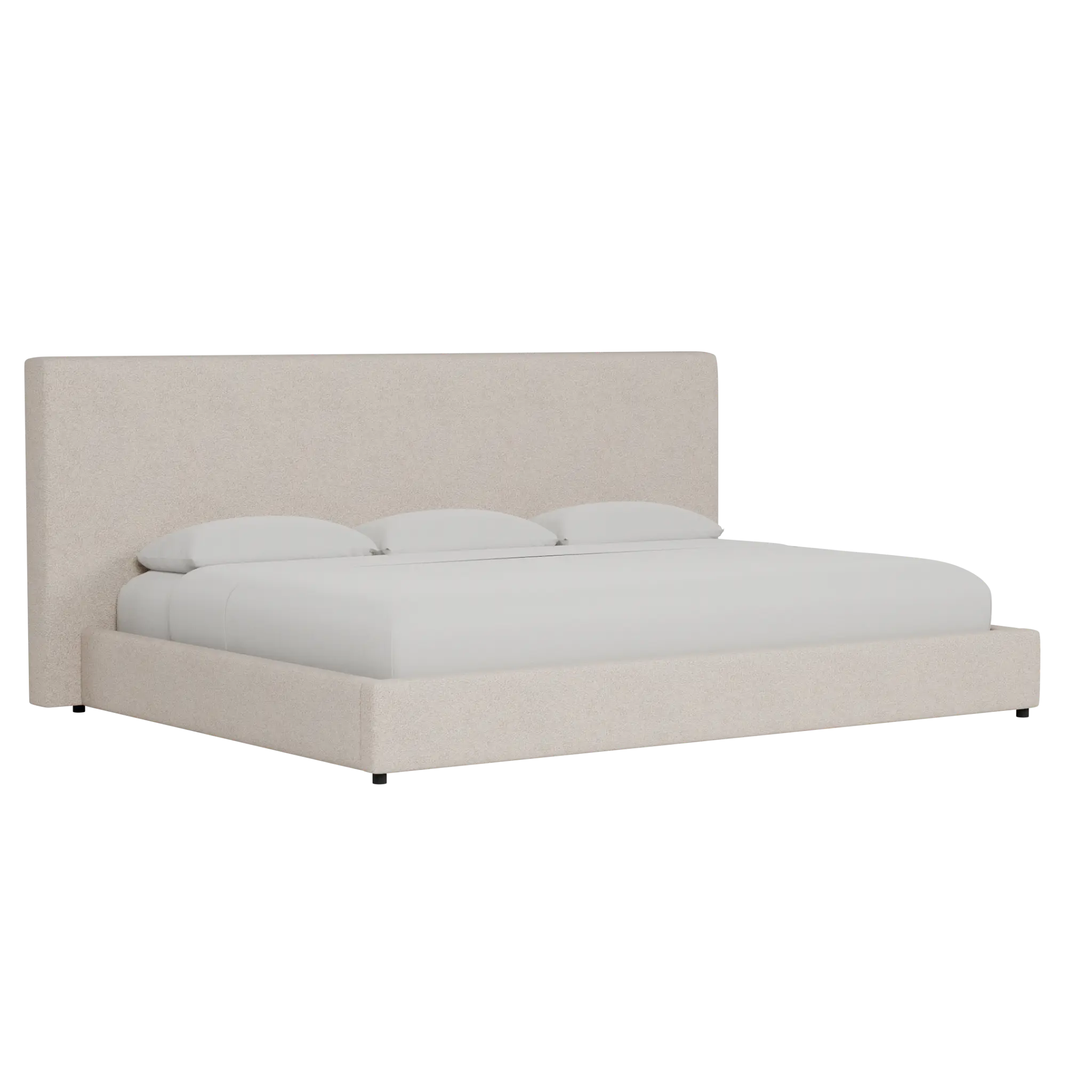 Grayton Sutton Beige 54" Upholstered Platform Bed Grayton Sutton Beige 54" Upholstered Platform Bed