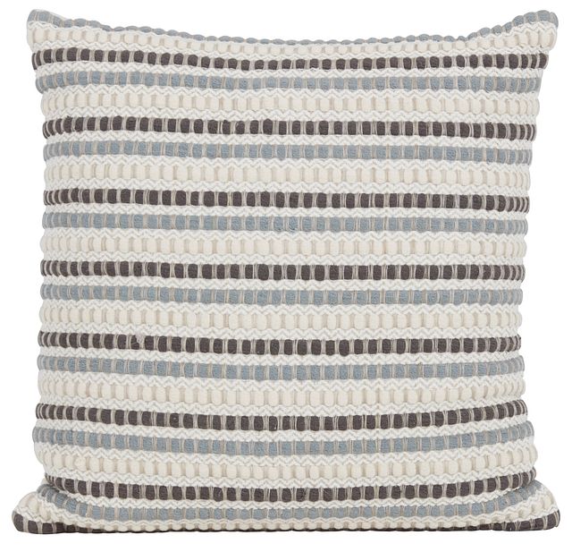Shelby Beige Stripe Accent Pillow