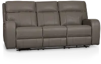Rhett Gray Micro Power Reclining Sofa