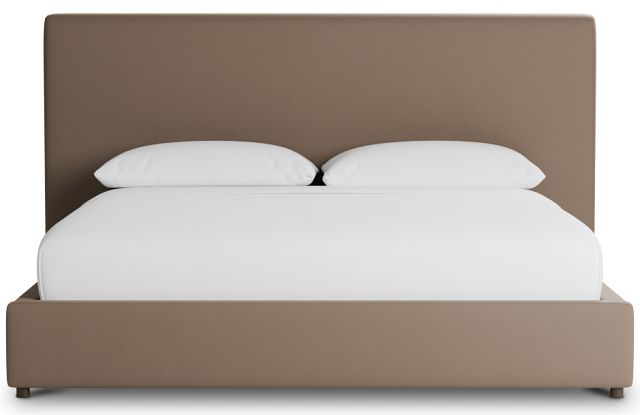 Grayton Joya Beige 54" Upholstered Platform Bed