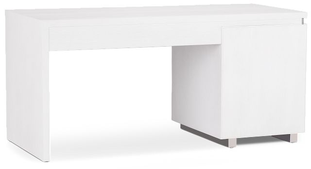 Bal Harbour White Acrylic Desk