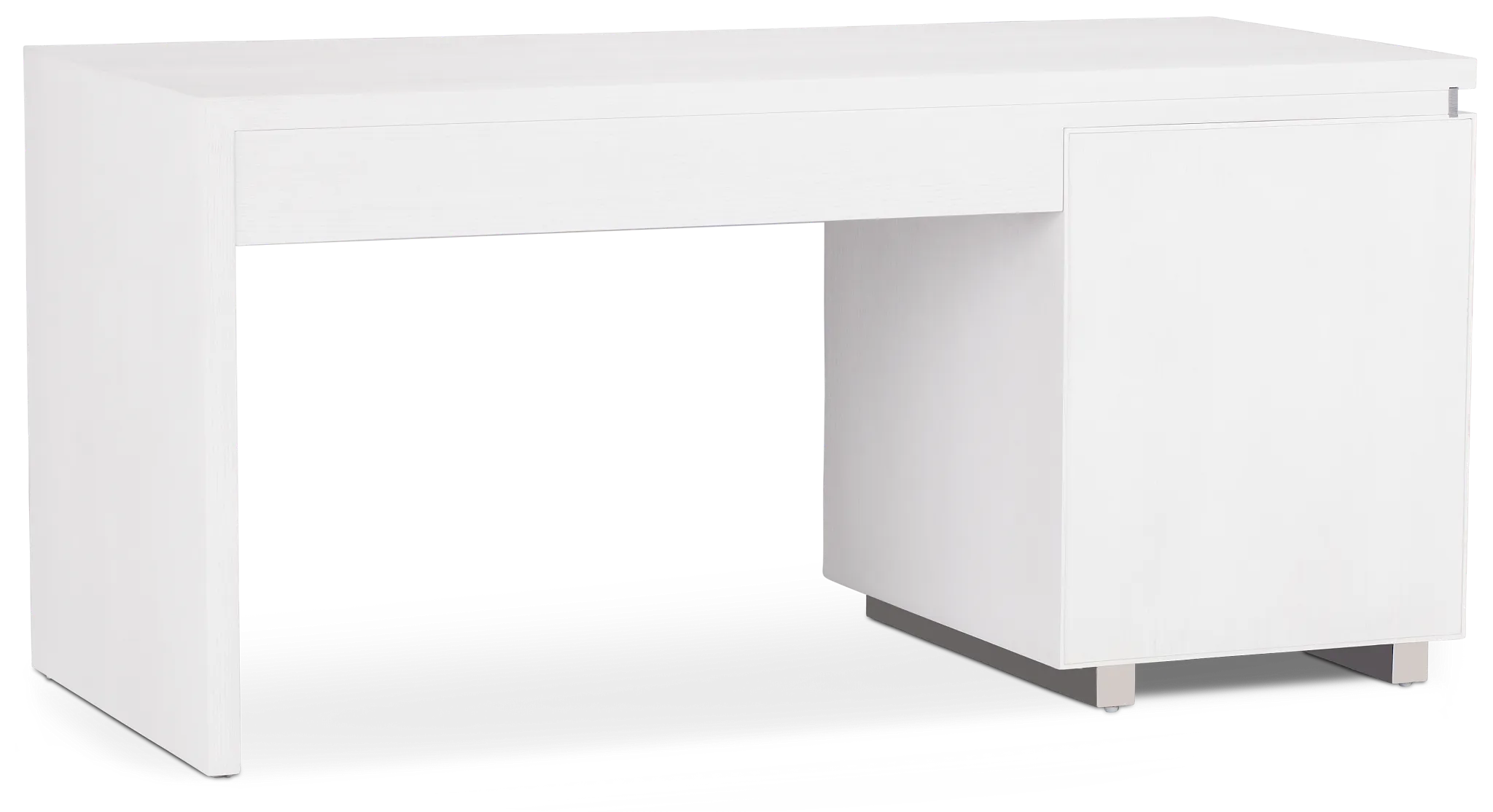 Bal Harbour White Acrylic Desk