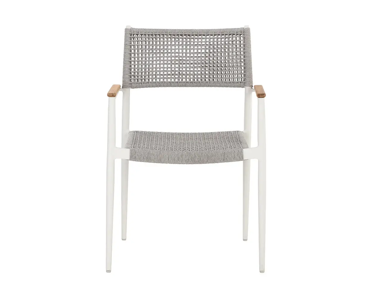 Elsie Light Gray Woven Arm Chair Elsie Light Gray Woven Arm Chair