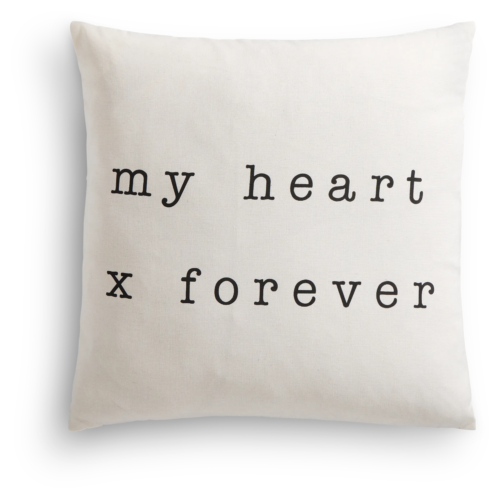 Forever Ivory 22" Square Accent Pillow