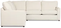 Tate Light Beige Fabric Small Two-arm Sectional