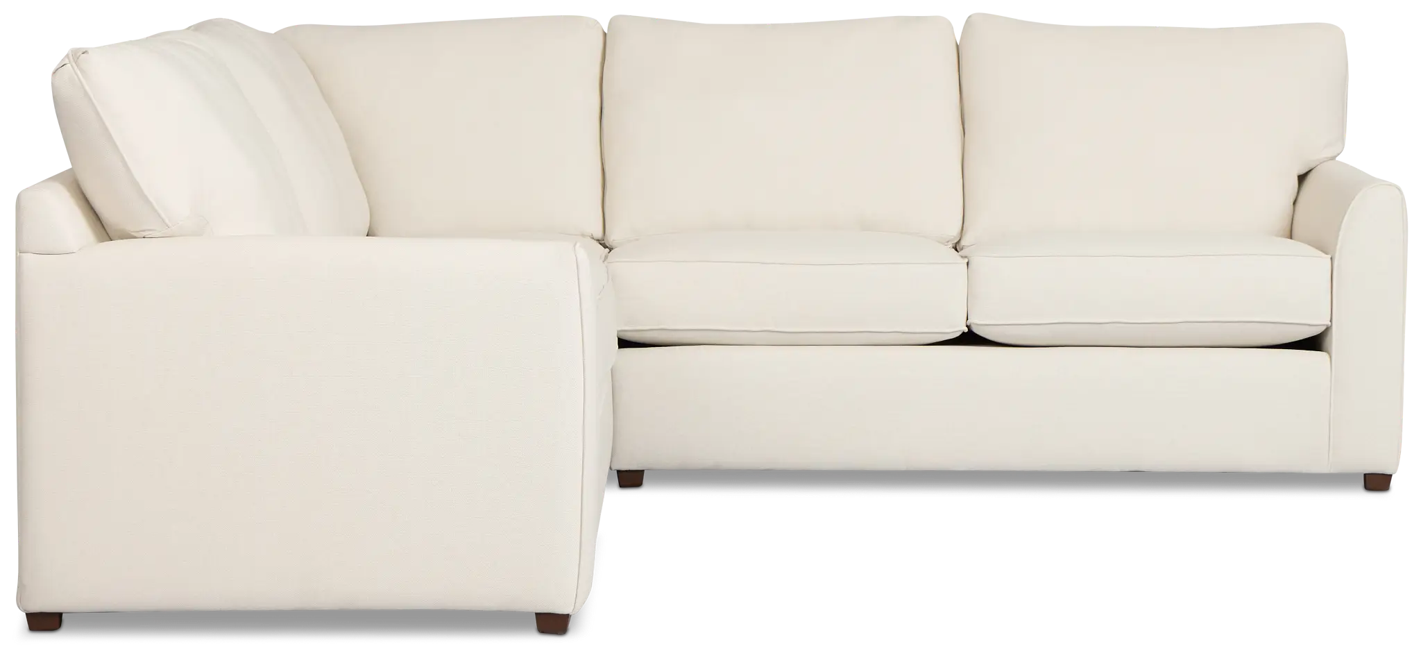 Tate Light Beige Fabric Small Two-arm Sectional Tate Light Beige Fabric Small Two-arm Sectional