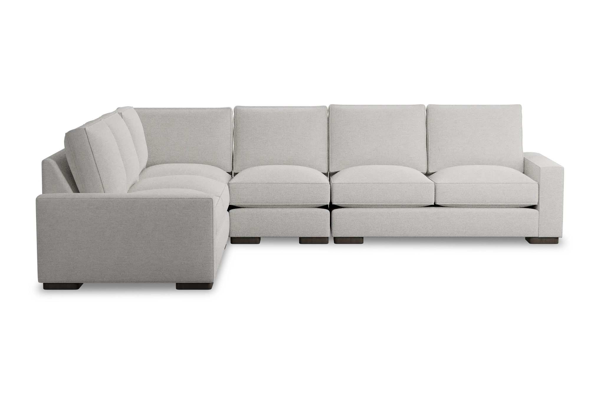 Edgewater Maguire Ivory Medium Two-arm Sectional