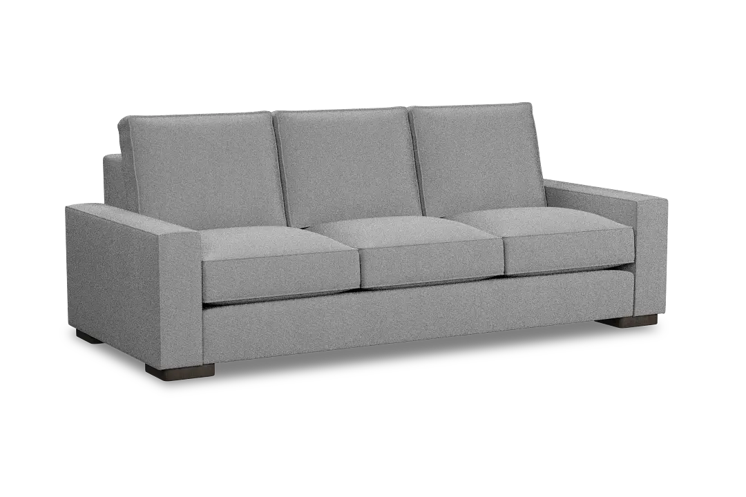 Edgewater Delray Light Gray 96" Sofa W/ 3 Cushions Edgewater Delray Light Gray 96" Sofa W/ 3 Cushions