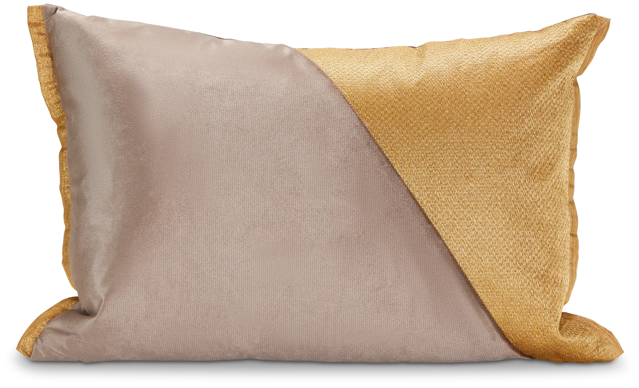 Lacey Beige Velvet Lumbar Accent Pillow Lacey Beige Velvet Lumbar Accent Pillow