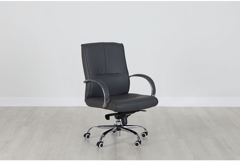 Greeley Gray Uph Desk Chair