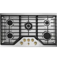 Cafe 1 Series Brass 5 Piece Gas Knobs