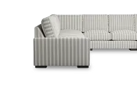 Edgewater Sea Lane Light Gray Large Right Chaise Sectional