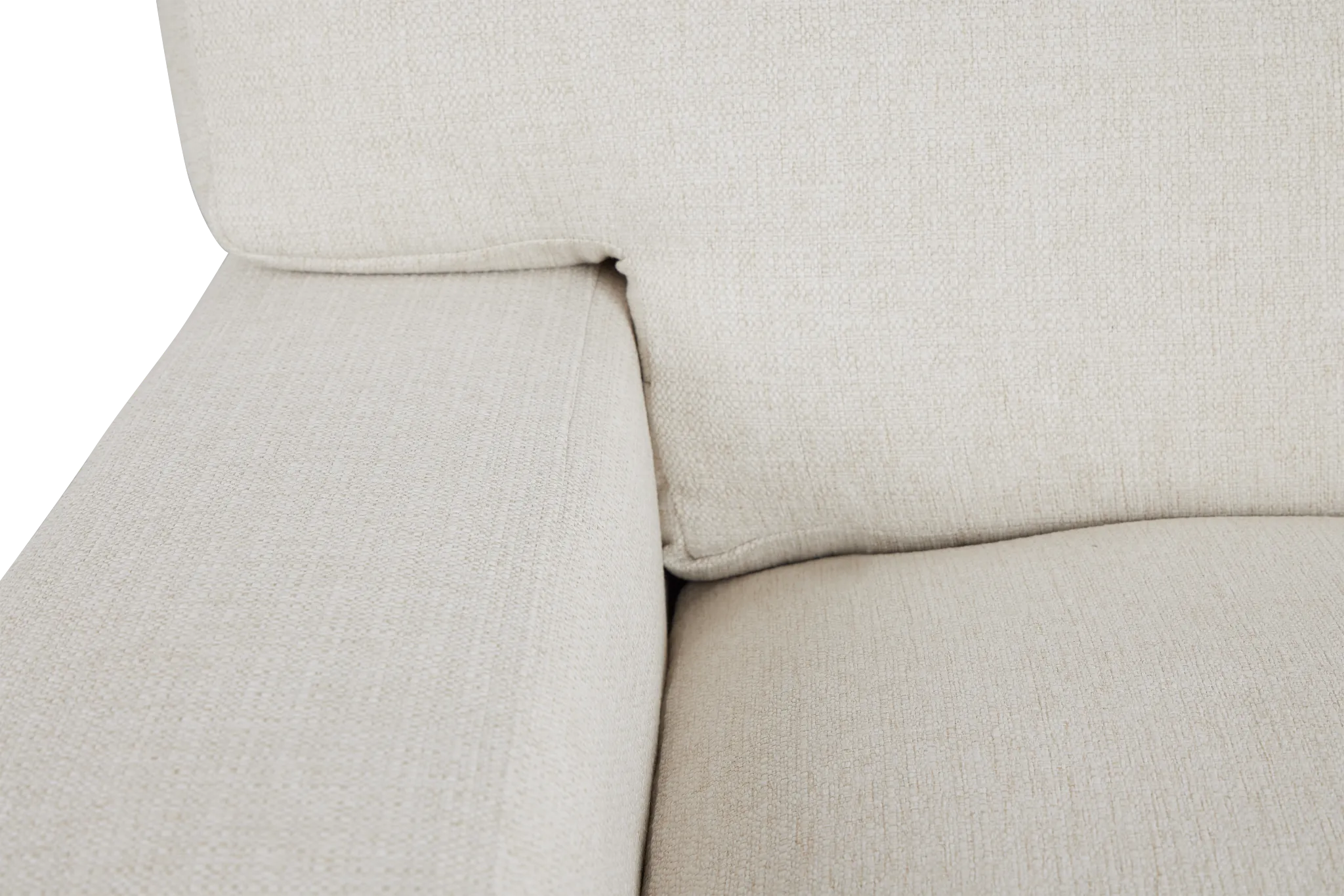 Veronica White Down Loveseat