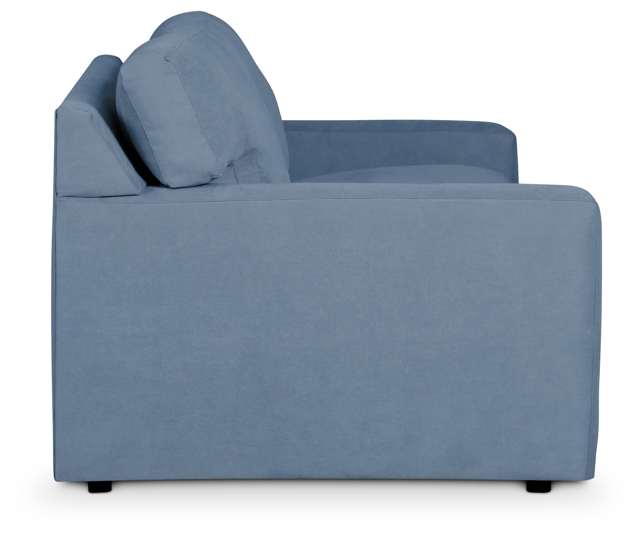 Hudson Blue Fabric Loveseat