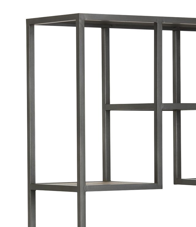 Mila2 Silver Bookcase