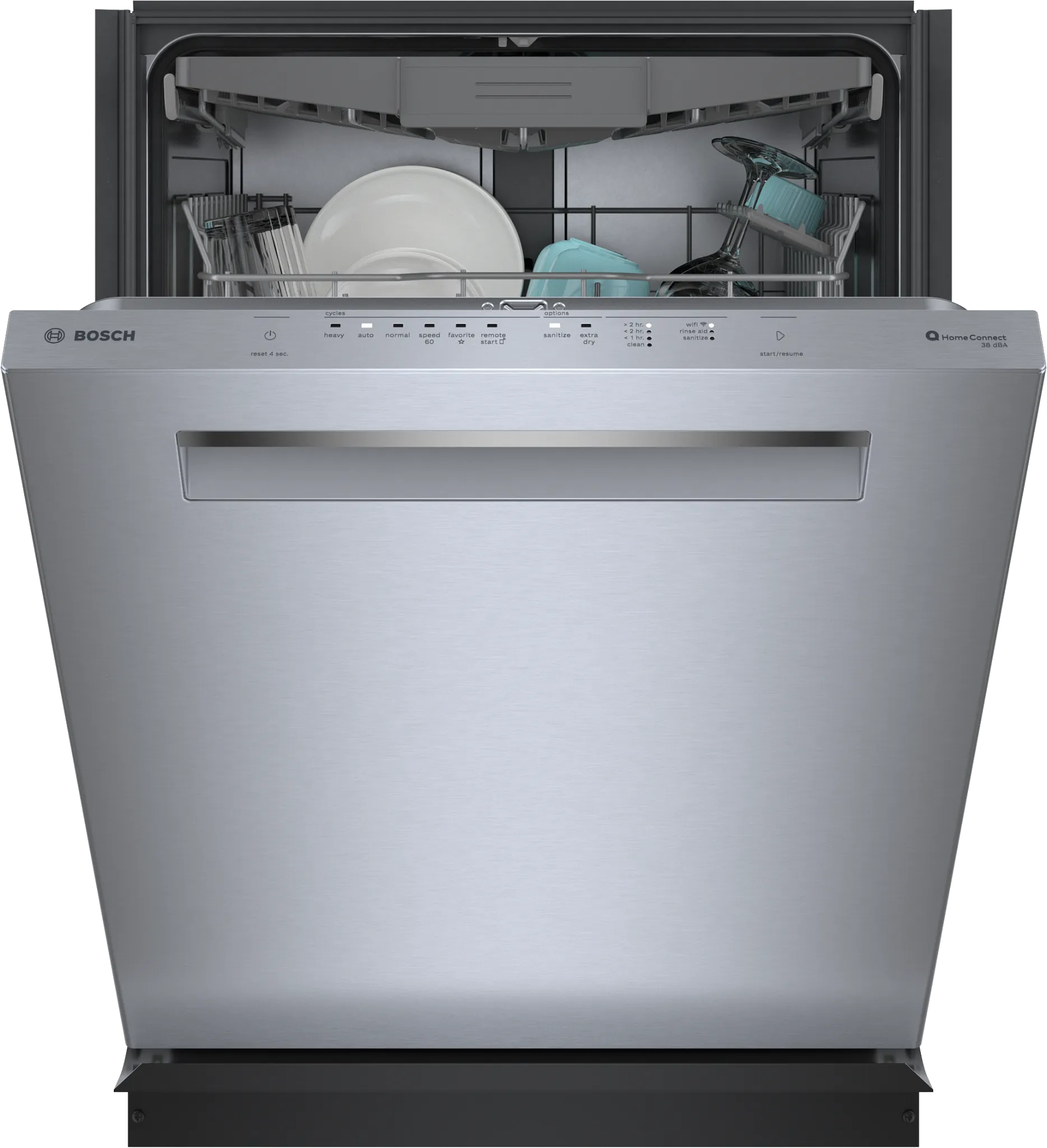 Bosch 500 Series Stainless Steel 24" Built In Dishwasher
