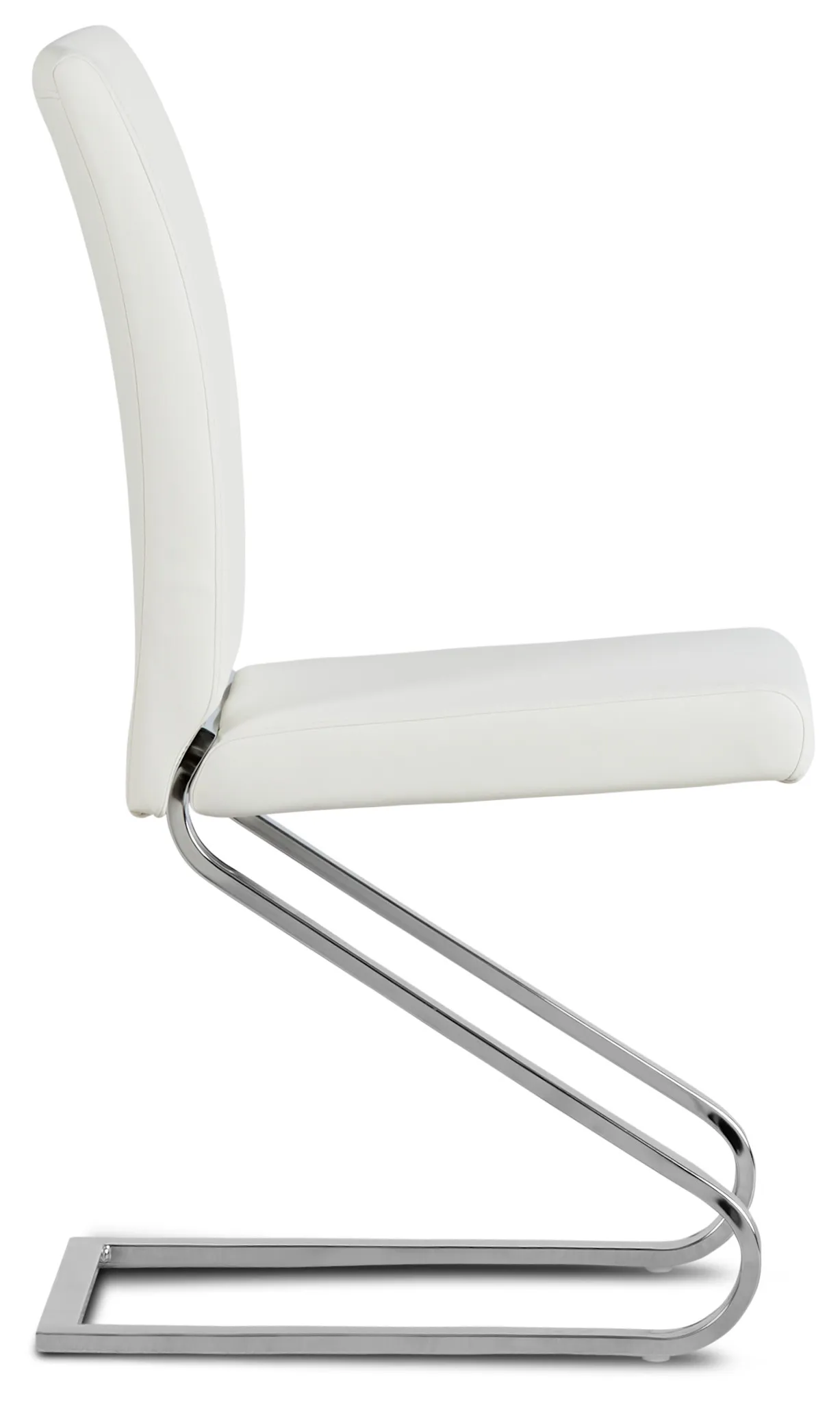 Corsica White Upholstered Side Chair
