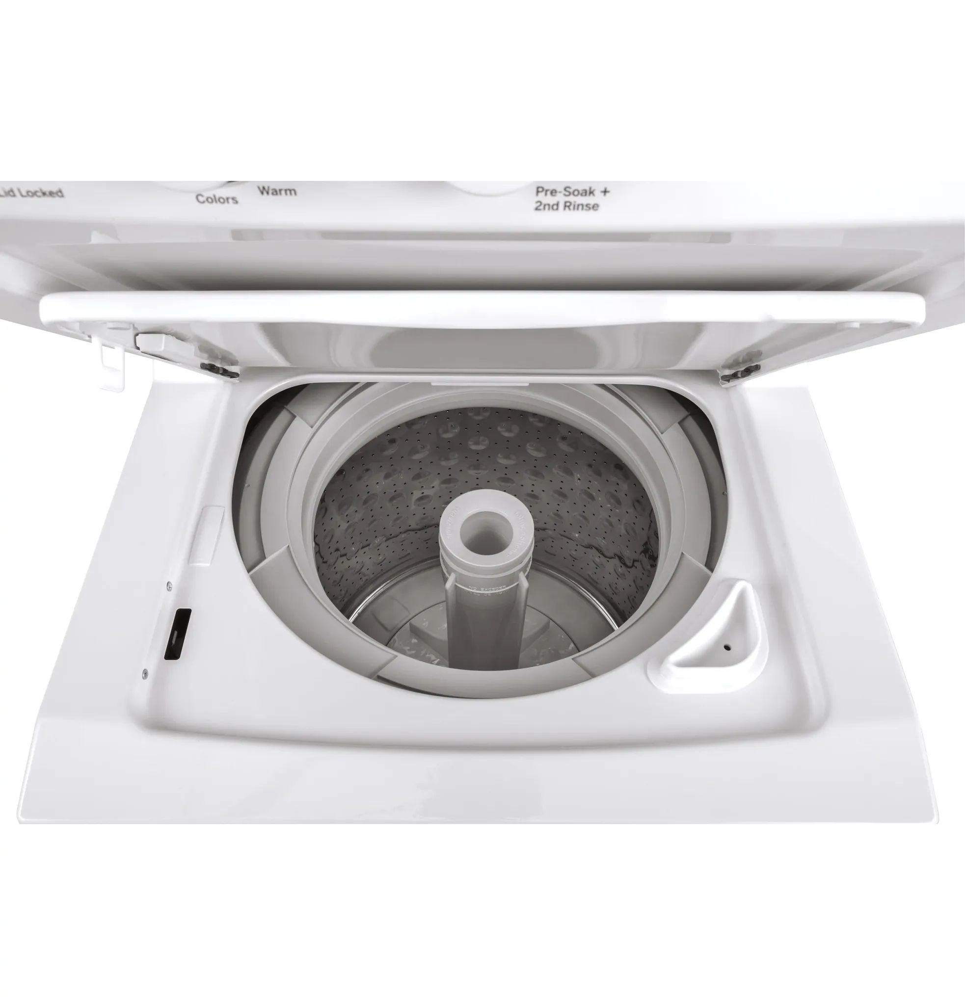 Ge 24 Series White Electric Laundry Center
