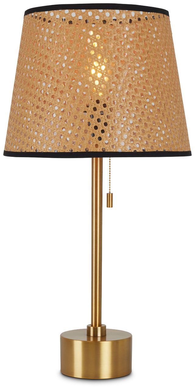 Hazel Gold Marble Table Lamp