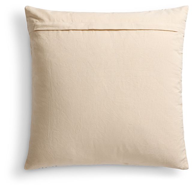 Oshani Ivory 24" Square Accent Pillow