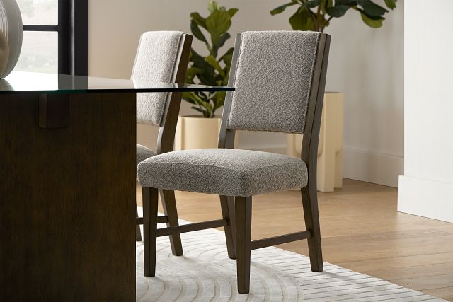 Vance Light Tone Upholstered Side Chair