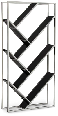 Arrow Black Bookcase