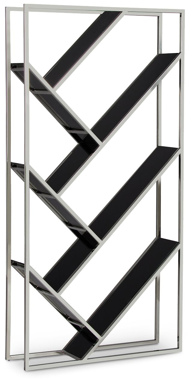 Arrow Black Bookcase