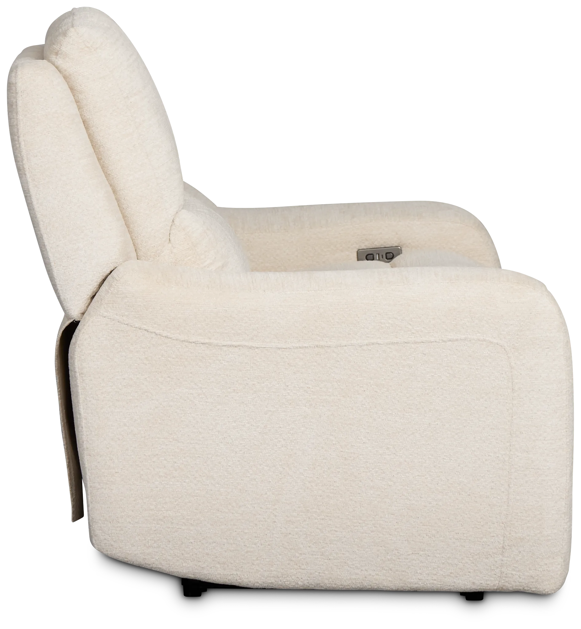 Bennett Light Beige Fabric Power Reclining Loveseat