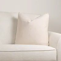 Citymod Beige Fabric 20" Accent Pillow