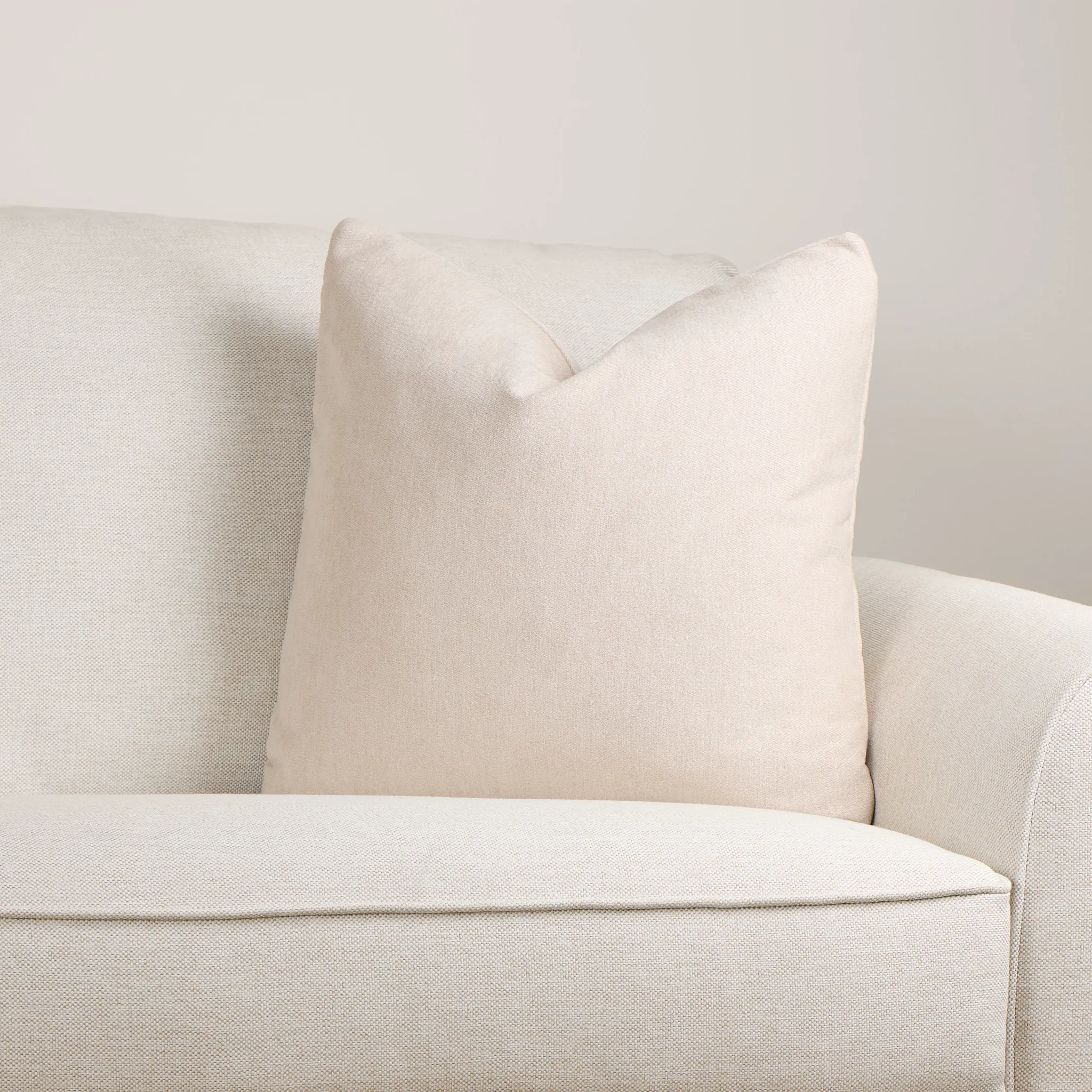 Citymod Beige Fabric 20" Accent Pillow