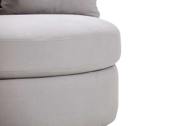 Merrick Gray Fabric Swivel Chair (5)