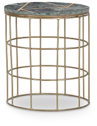 Aspen Green Accent Table