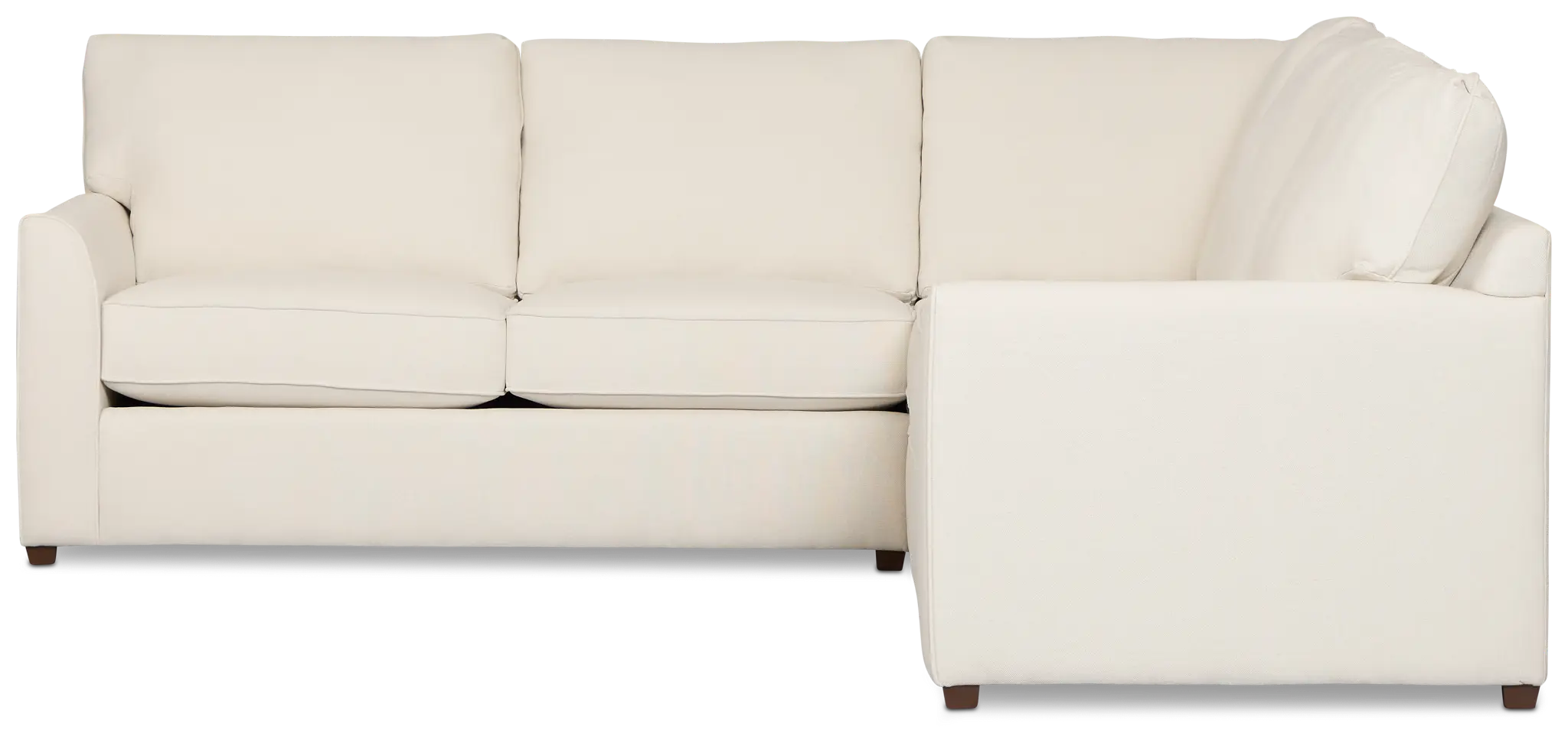 Tate Light Beige Fabric Medium 2-arm Right Facing Sleeper Sectional Tate Light Beige Fabric Medium 2-arm Right Facing Sleeper Sectional