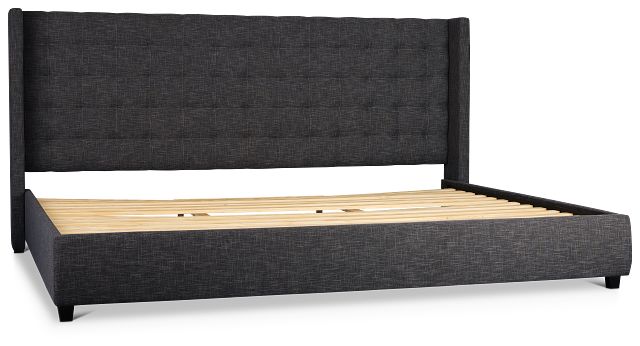 Chatham Dark Gray Uph Panel Storage Bed