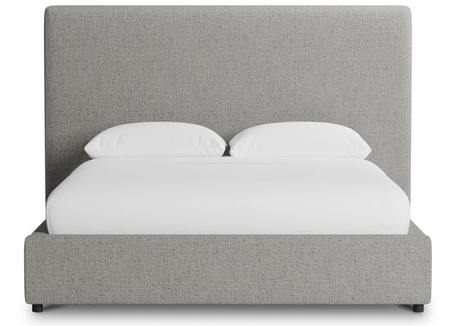 Grayton Linen 54" Upholstered Platform Bed