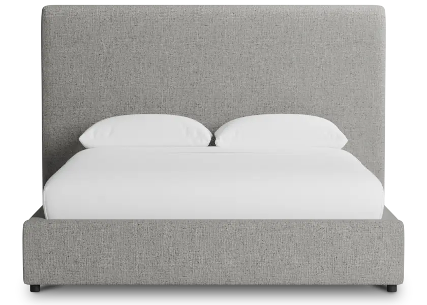 Grayton Linen 54" Upholstered Platform Bed Grayton Linen 54" Upholstered Platform Bed