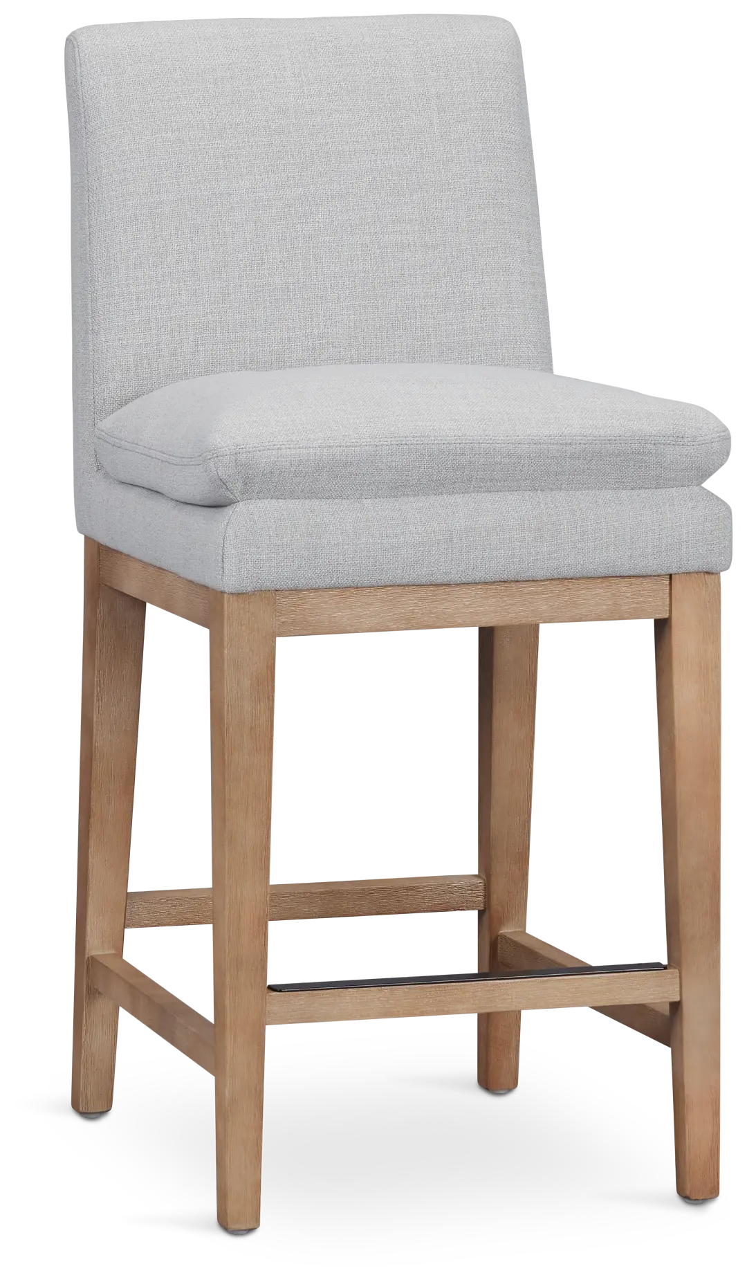 Willow Light Gray Fabric 24" Upholstered Barstool Willow Light Gray Fabric 24" Upholstered Barstool