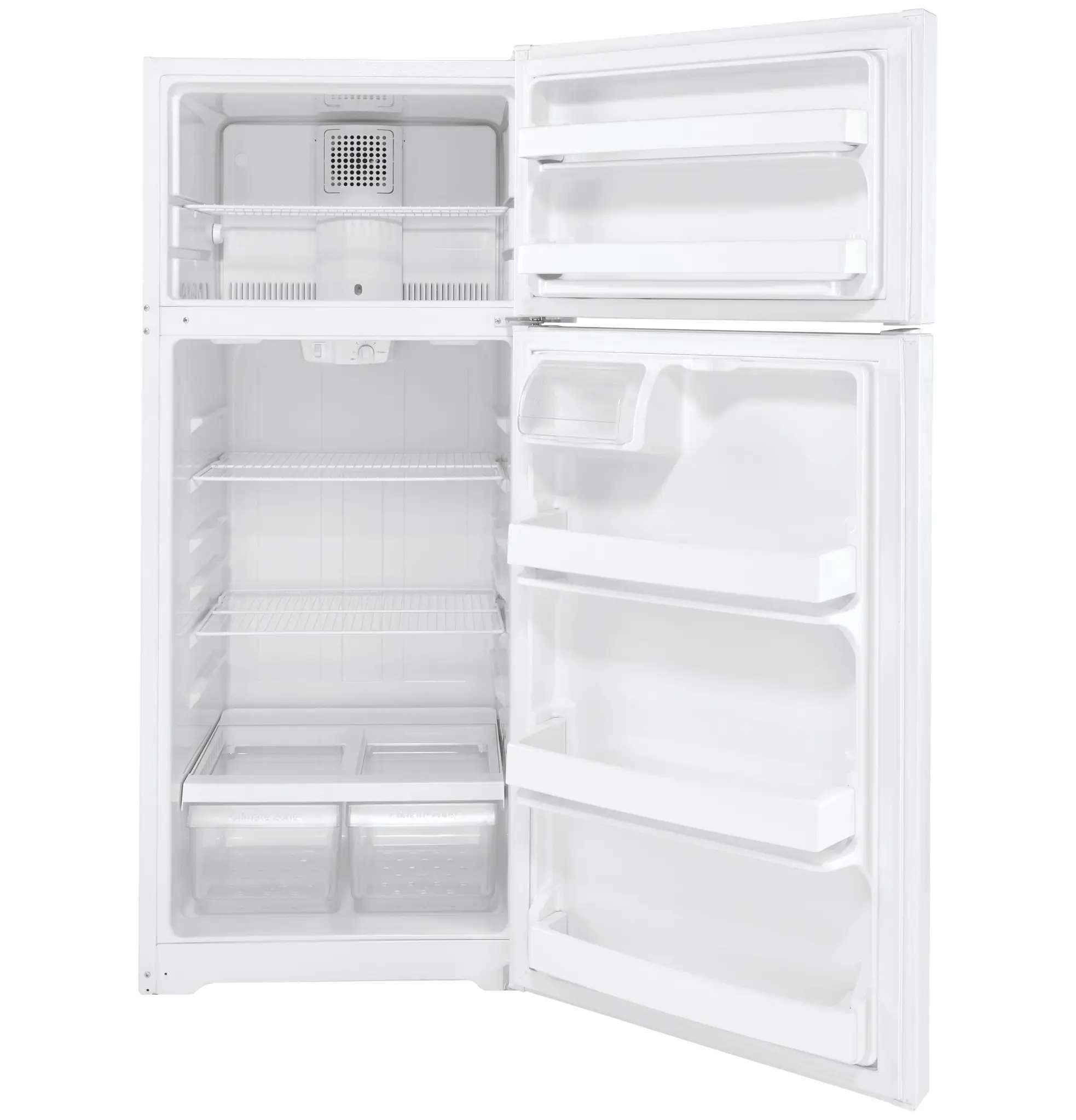 Ge 18 Series White Top Freezer Refrigerator Ge 18 Series White Top Freezer Refrigerator