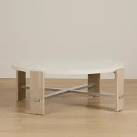 Miramar Ivory Round Cocktail Table