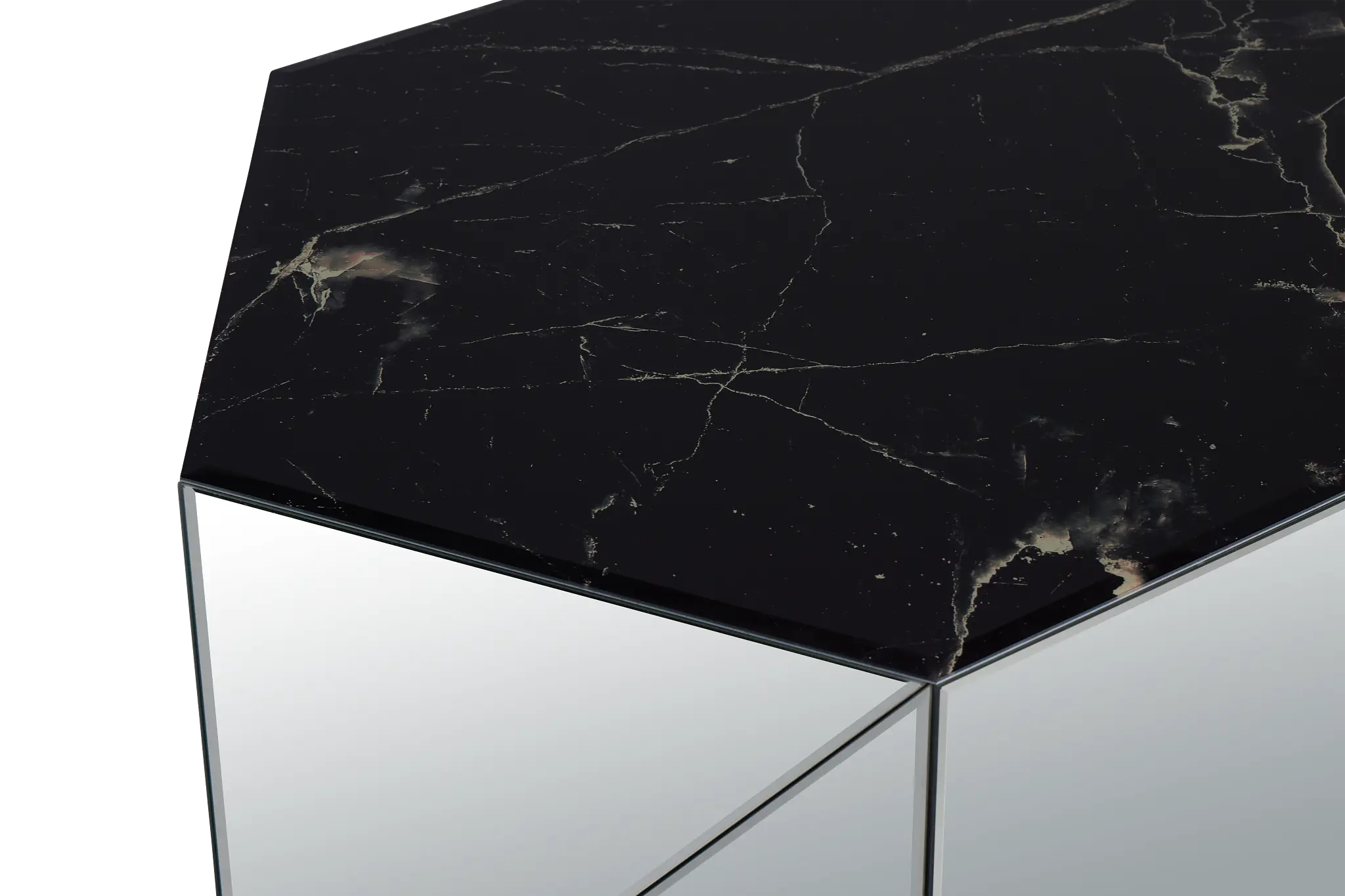 Alexia Black Mirrored Coffee Table Alexia Black Mirrored Coffee Table