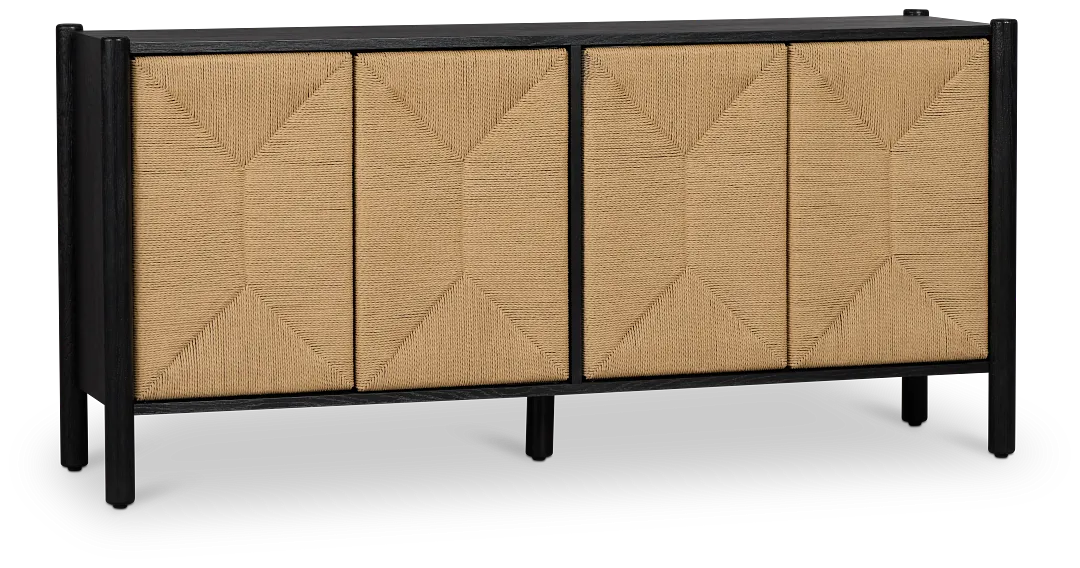 Santorini Black Sideboard