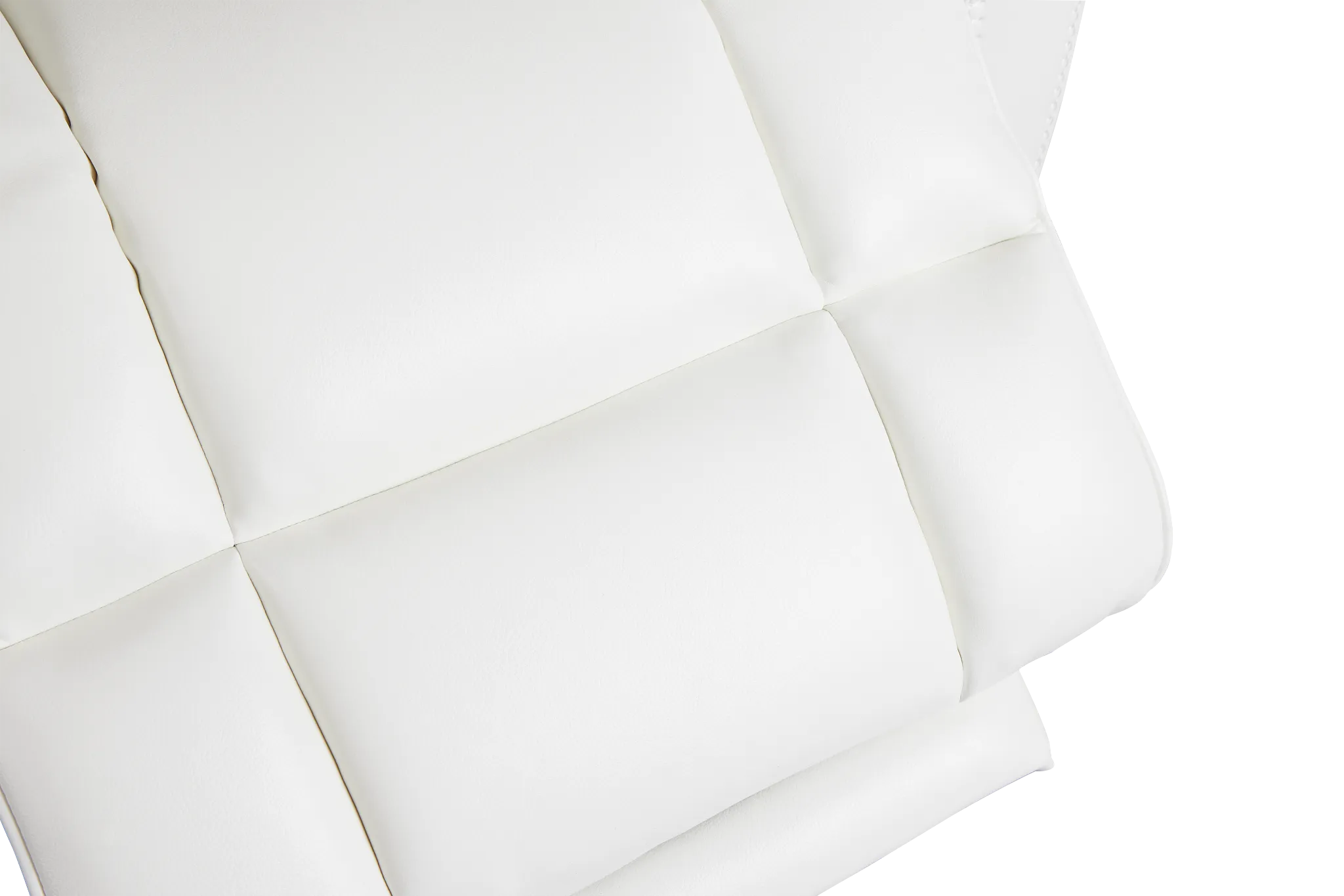 Omega White Micro Power Recliner