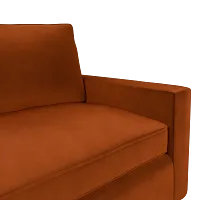 Siesta Joya Orange Fabric Innerspring Sleeper