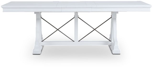 heron cove white trestle table