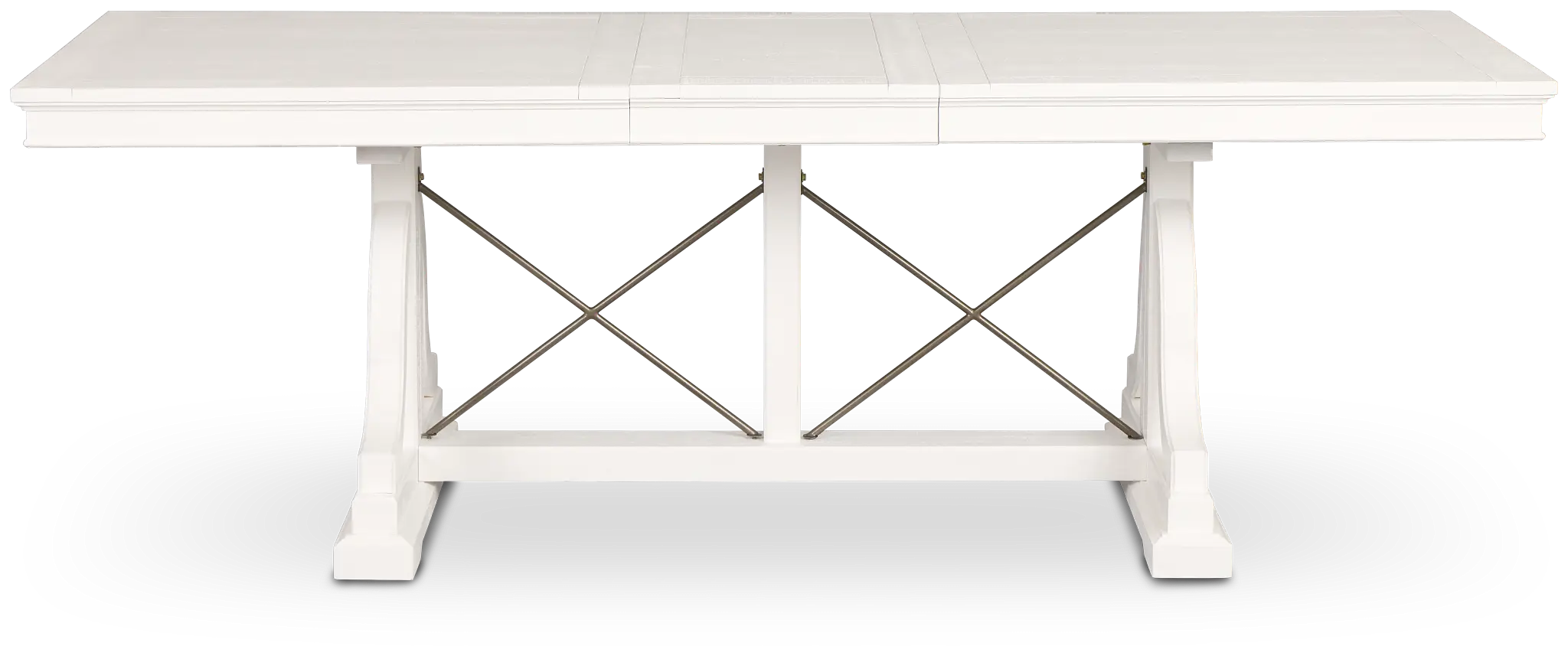 Heron Cove White Trestle Table Heron Cove White Trestle Table