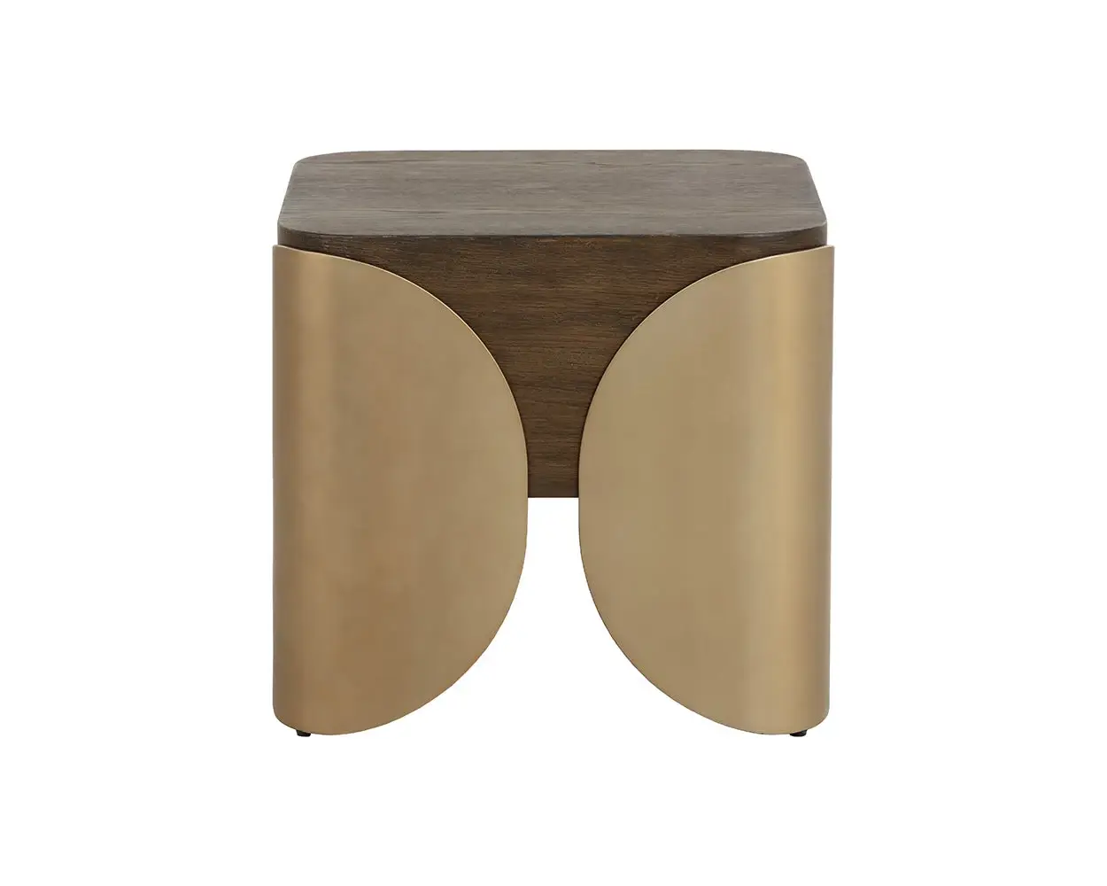 Amalie Dark Tone Square End Table Amalie Dark Tone Square End Table