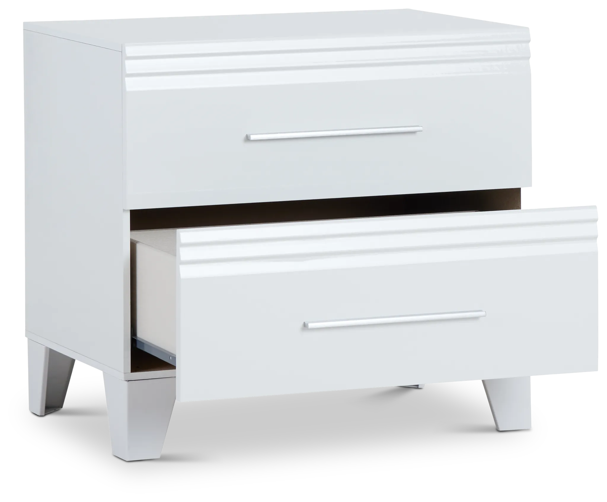 Midtown White Nightstand