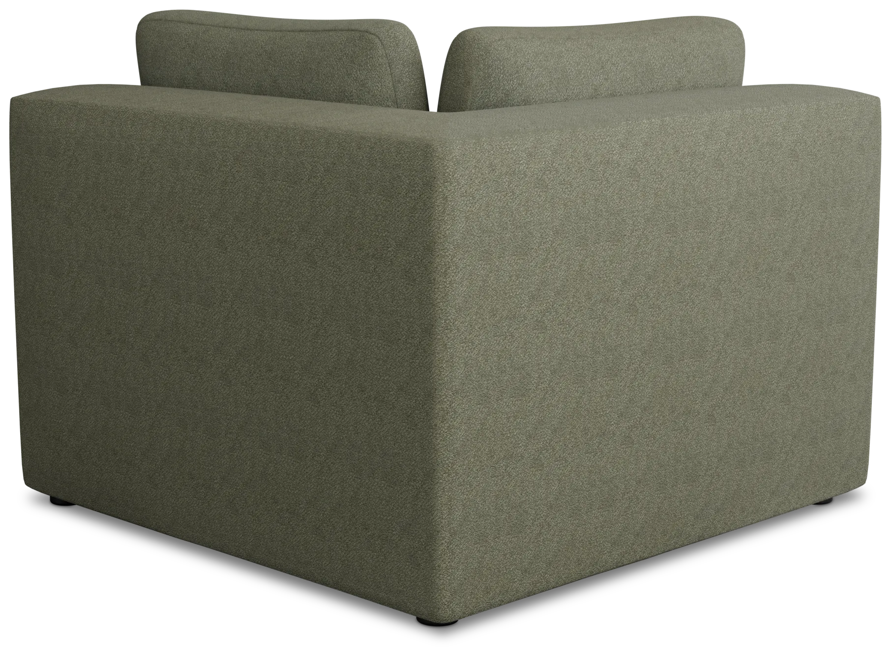 Destin Sutton Green Fabric Corner Chair