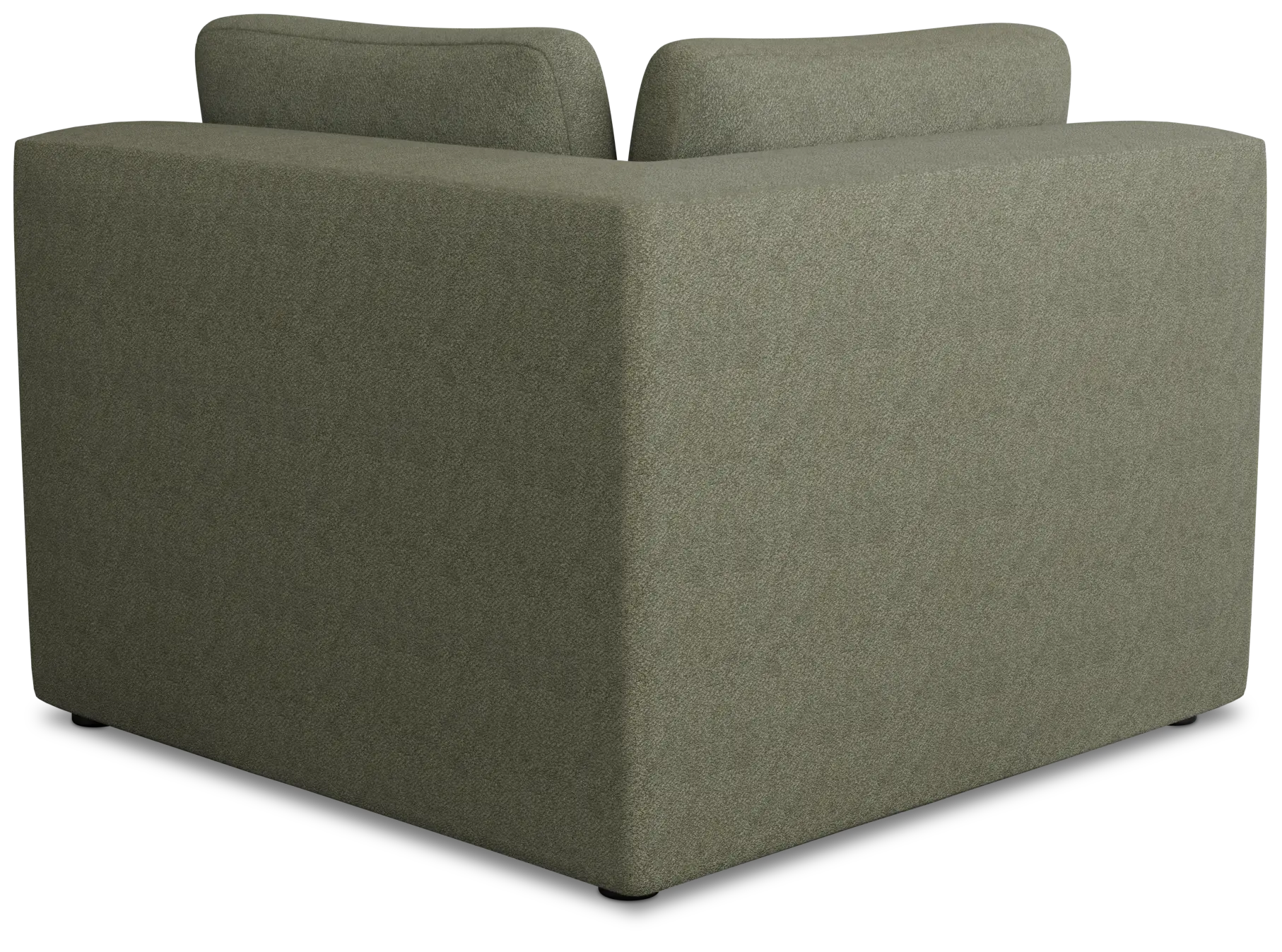 Destin Sutton Green Fabric Corner Chair Destin Sutton Green Fabric Corner Chair