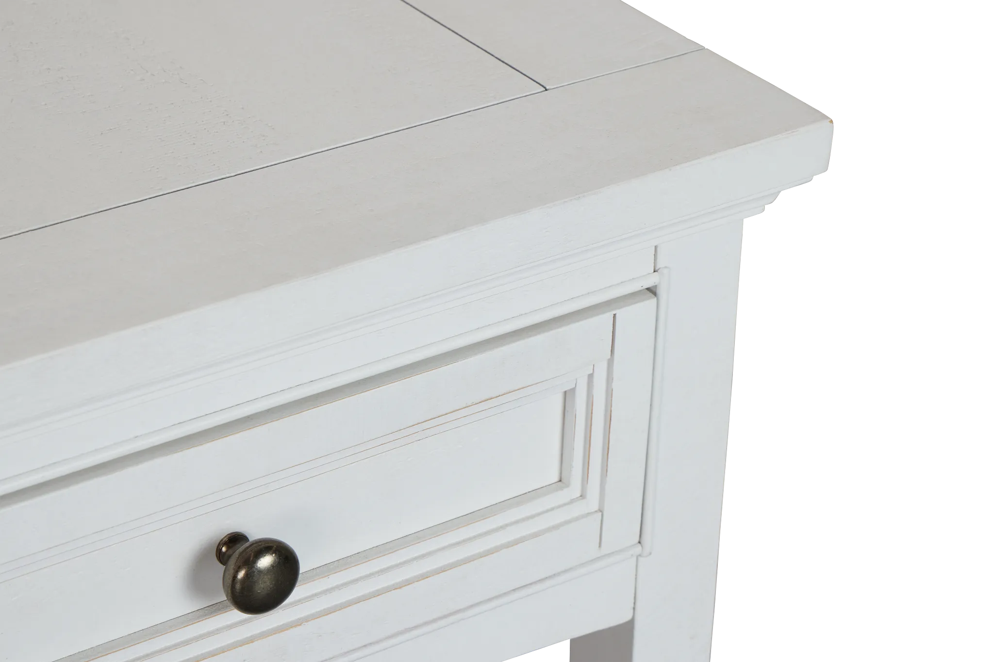 Heron Cove White Rectangular End Table
